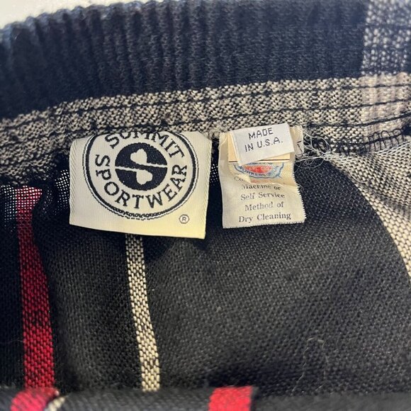 Summit Sportwear Vintage Plaid Academia Preppy Skirt Size Med Union Label - Picture 5 of 9